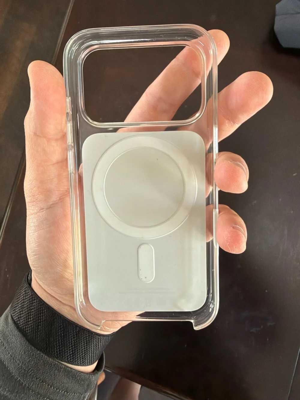 Iphone 17 pro apple clear case